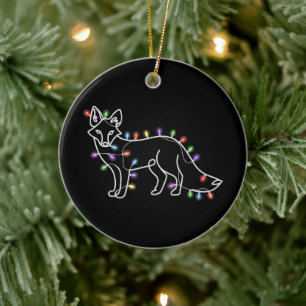 Ornamento De Cerâmica Presentes da Árvore de Natal para Amantes de Anima