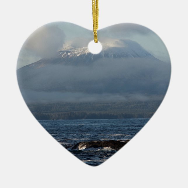 Ornamento De Cerâmica Presentes da lembrança de Sitka Alaska (Frente)