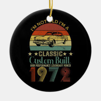 Ornamento De Cerâmica Presentes de 50º aniversário para Pai masculino Re