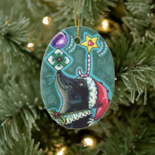 ORNAMENTO DE CERÂMICA PRESENTES DE BALANCEAMENTO DE SELOS DE NATAL DE NA