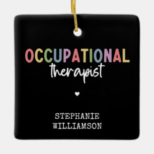 Ornamento De Cerâmica Presentes de OT Terapêutica Ocupacional Personali