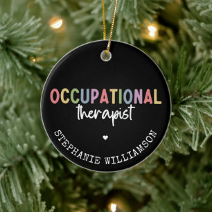 Ornamento De Cerâmica Presentes de OT Terapêutica Ocupacional Personali