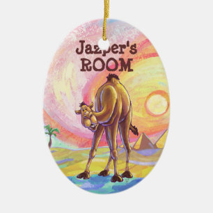 Ornamento De Cerâmica Presentes e Acessórios Camel