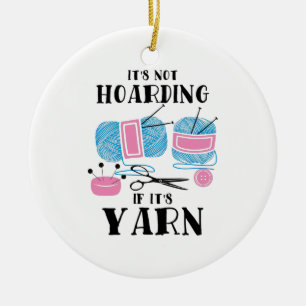 Ornamento De Cerâmica Presentes para tricô de crochê