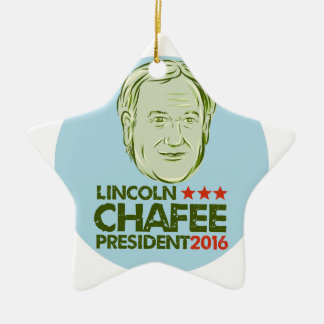 Ornamento De Cerâmica Presidente 2016 de Lincoln Chafee