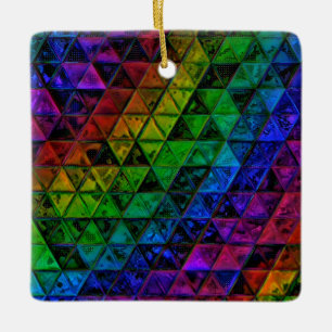 Ornamento De Cerâmica Pride Glass