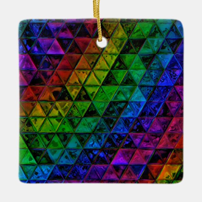 Ornamento De Cerâmica Pride Glass (Frente)