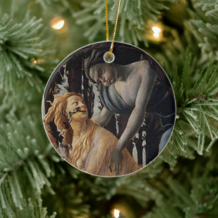 Ornamento De Cerâmica Primavera, Clóris e Zéfiro, Sandro Botticelli