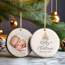 Primeira foto de Natal do bebê