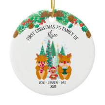 Primeira Reindeer de Natal Personalizada
