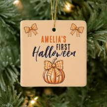 Primeiro Halloween do Bebê Arco de Abóbora