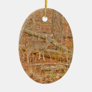 Ornamento De Cerâmica Primeiro inverno do Baby Deer