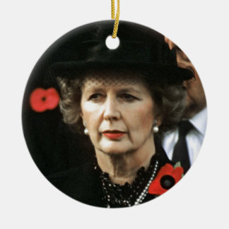 Ornamento De Cerâmica Primeiro ministro de Margaret Thatcher