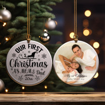 Primeiro Natal como mãe e Pai com foto