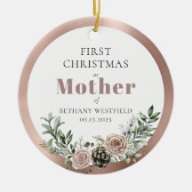 Primeiro Natal como Mãe Foto Lembrança