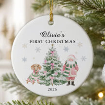 Primeiro Natal do Bebê Personalizado