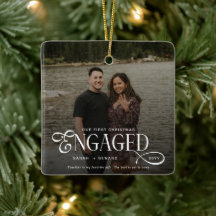 Primeiro Natal Engajados Casais Chic Foto