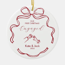 Primeiro Natal Entabulada Vermelha Coquette Person