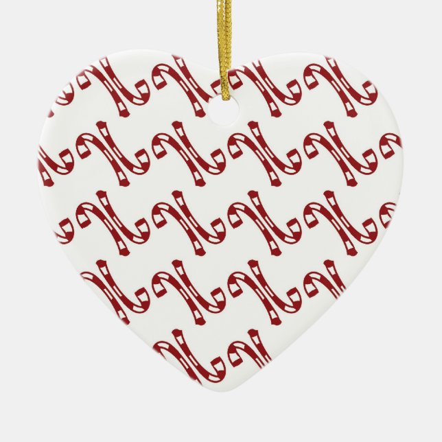 Ornamento De Cerâmica Primeiro Natal juntos (Frente)