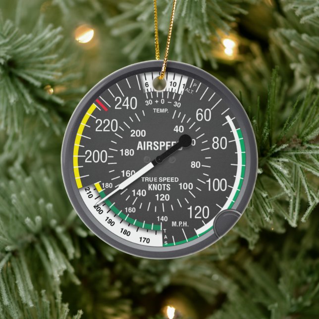 Ornamento De Cerâmica Primeiro Natal Sendo Um Piloto (Árvore)