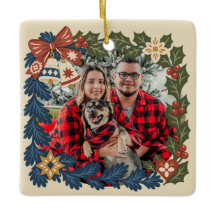 Primeiro Natal Sr e Sra Fotografia Botânica Nórdic
