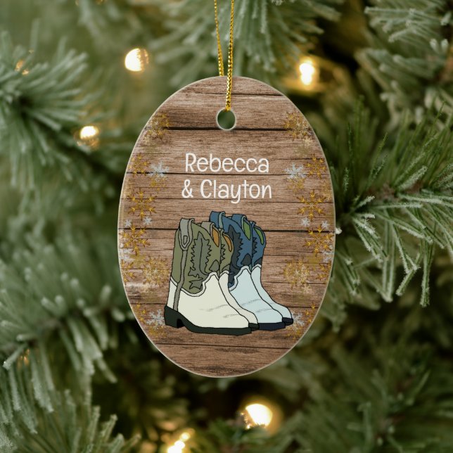 Ornamento De Cerâmica Primeiros Casais de Natal Novo País Doméstico (Árvore)