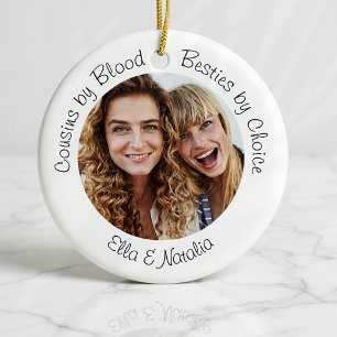 Ornamento De Cerâmica Primos por Besties de Sangue por Escolha Oferta de