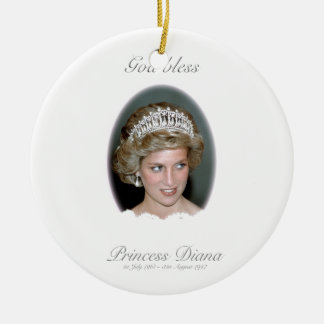Ornamento De Cerâmica Princesa Diana dos deus abençoe
