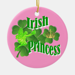 Ornamento De Cerâmica Princesa irlandesa