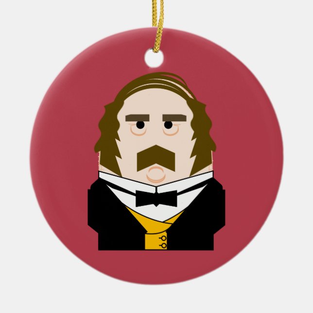 Ornamento De Cerâmica Príncipe Alberto, Príncipe Consort (Frente)