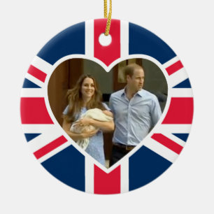 Ornamento De Cerâmica Príncipe George - William & Kate