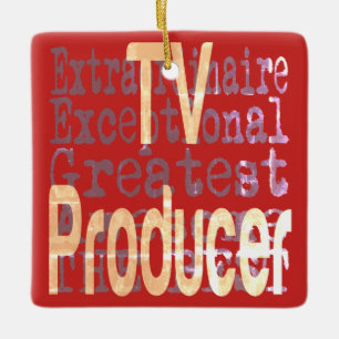 Ornamento De Cerâmica Produtor de TV Extraordinário