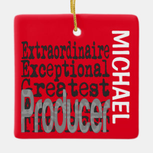 Ornamento De Cerâmica Produtor Extraordinário CLIENTE