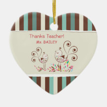 Professor de obrigados, Stripe de Aves Whimsical