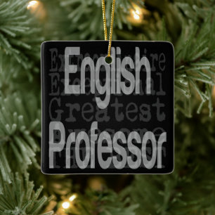 Ornamento De Cerâmica Professor inglês Extraordinaire