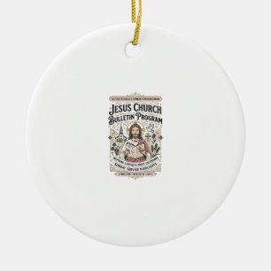 Ornamento De Cerâmica Programa de Boletim da Igreja de Jesus Boletim da 