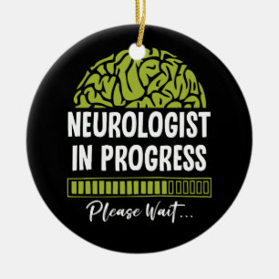 Ornamento De Cerâmica Progresso do Neurologista Aguarde Neurologia Futur