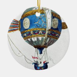 Ornamento De Cerâmica Projete para um balão de ar quente com um diâmet