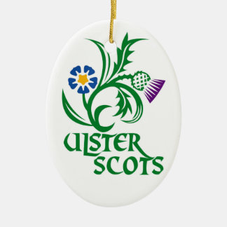 Ornamento De Cerâmica Projeto escocês de Ulster (Escocês-Irlandês)