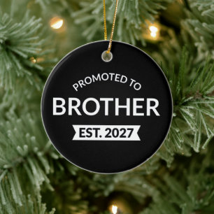 Ornamento De Cerâmica Promovido a Irmão Est 2027 Big Brother II