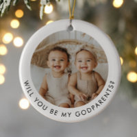 Proposta de Foto de Padrinhos Menina Menino Gêmeos