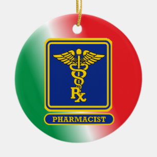 Ornamento De Cerâmica Proteção Farmacêutica Personalizada