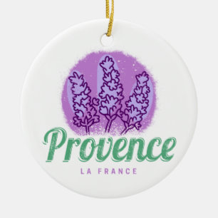 Ornamento De Cerâmica Proveniência Retro Lavanda França Riviera França