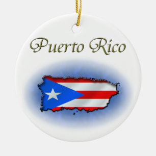 Ornamento De Cerâmica Puerto Rico