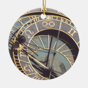 Ornamento De Cerâmica Pulso de disparo astronômico de Praga