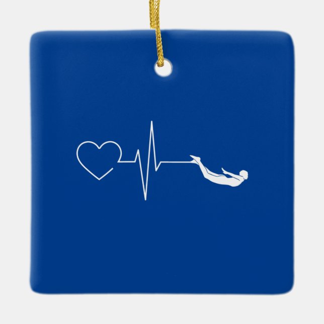 Ornamento De Cerâmica Pulso de Nadação (Frente)