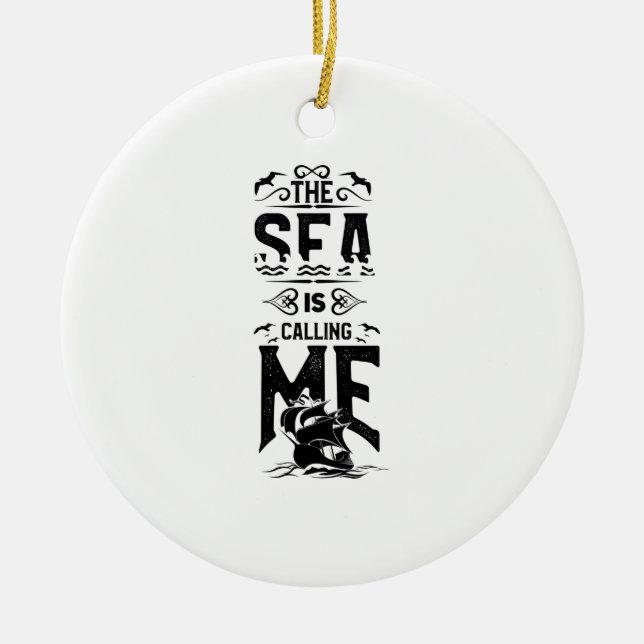 Ornamento De Cerâmica Pulso de Navegação (Frente)