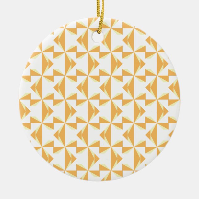 Ornamento De Cerâmica Pumpkin Pinkers (Frente)