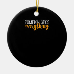 Ornamento De Cerâmica Pumpkin Spice All Quall outono Season Essent