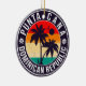 Ornamento De Cerâmica Punta Cana Dominican Palm Tree Beach Vintage (Right)